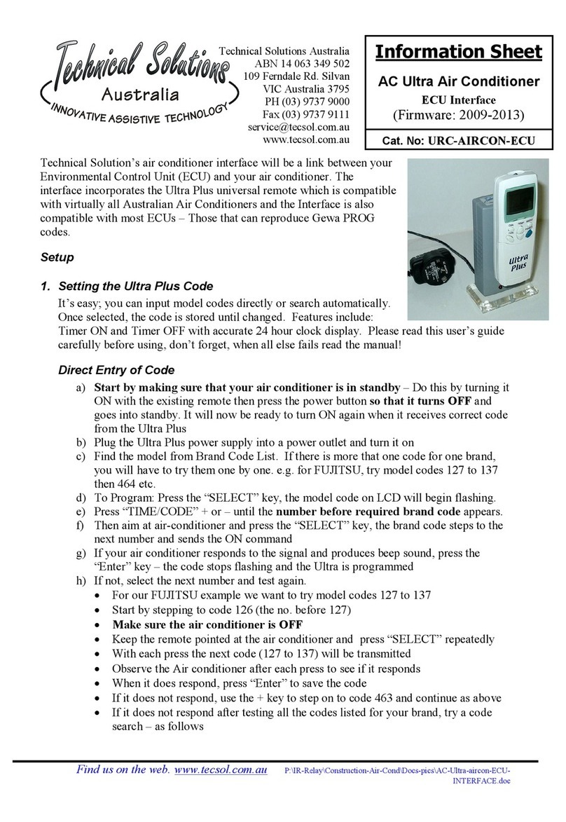 Technical Solutions Ultra Plus Information sheet