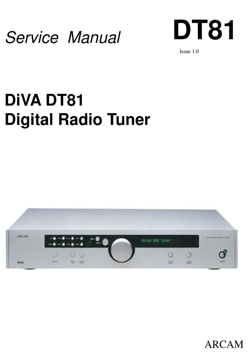 Arcam DiVA DT81 User manual
