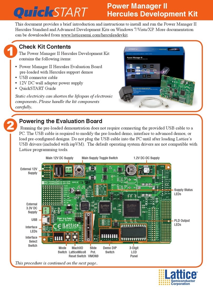 Lattice Power Manager II Hercules quick start