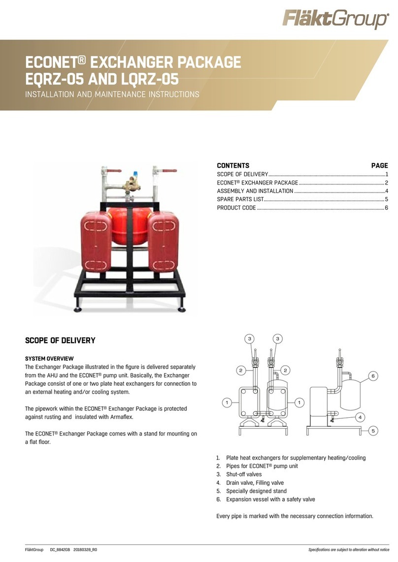 FläktGroup ECONET EQRZ-05 Installation and maintenance instructions FläktGroup ECONET EQRZ-05 Installation and maintenance instructions