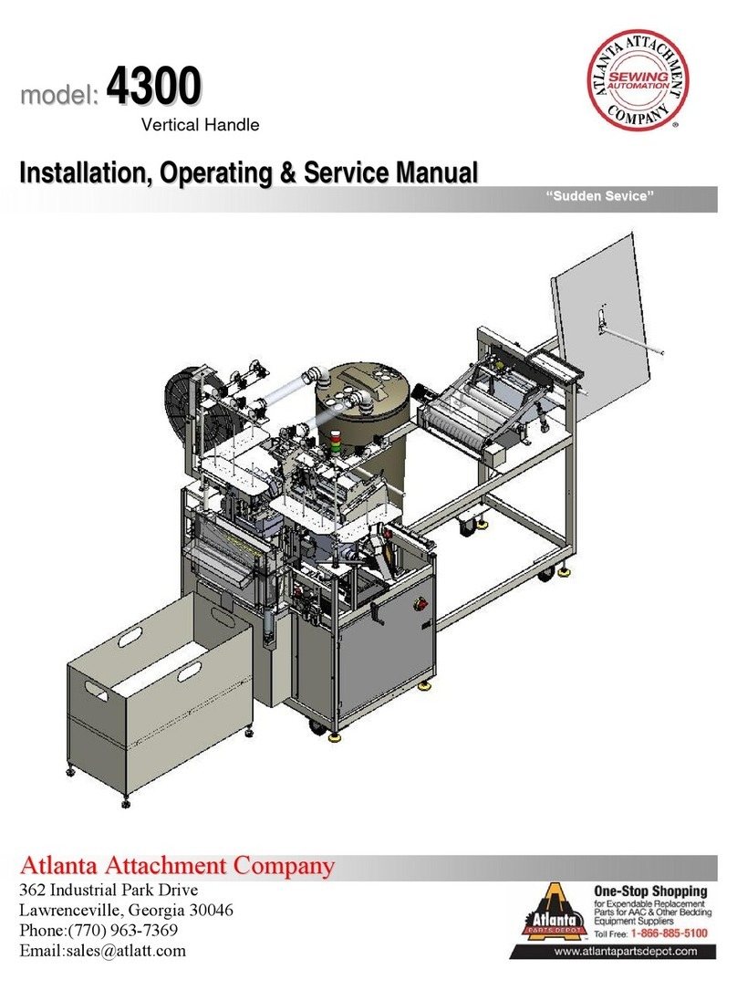 Atlanta Attachment Company 4300 Installation, operating & service manual Atlanta Attachment Company 4300 Installation, operating & service manual