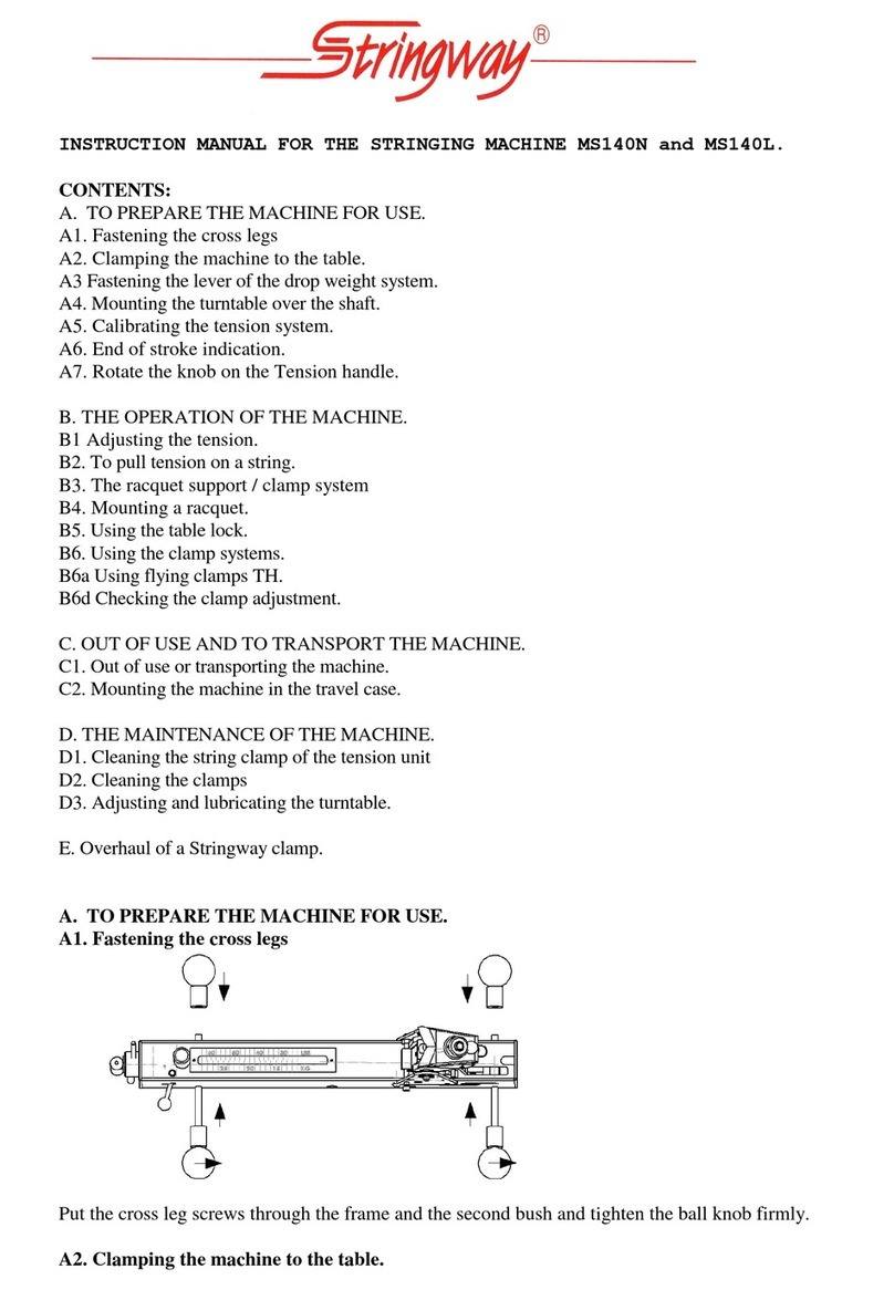 Stringway MS140L instruction manual