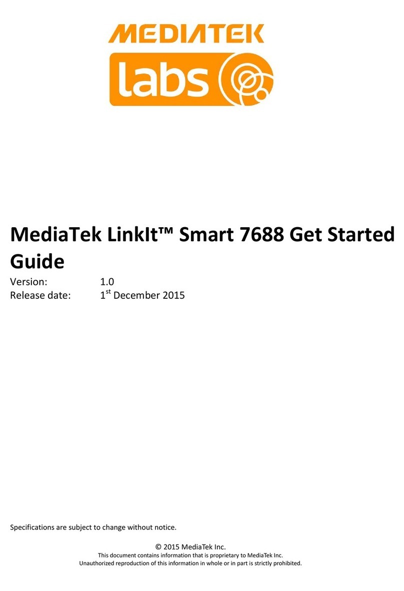 MEDIATEK LinkIt Smart 7688 Get started guide