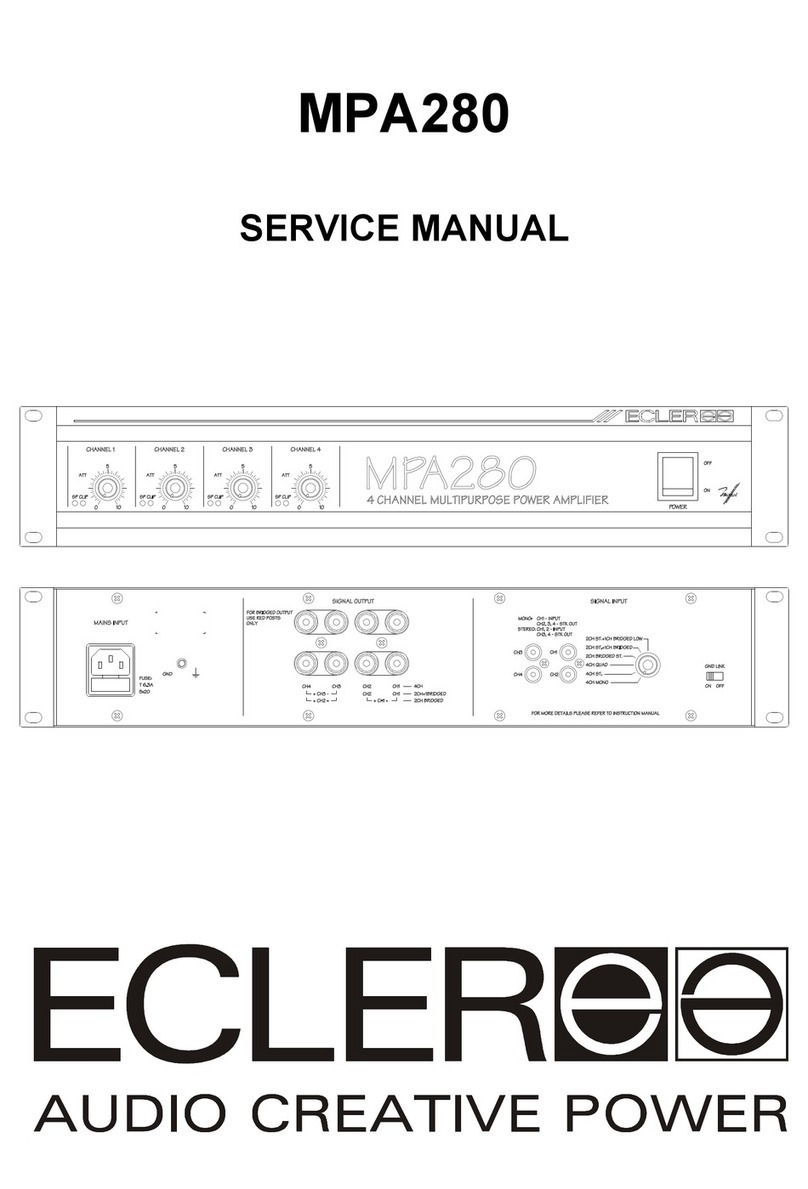 Ecler MPA280 Service manual