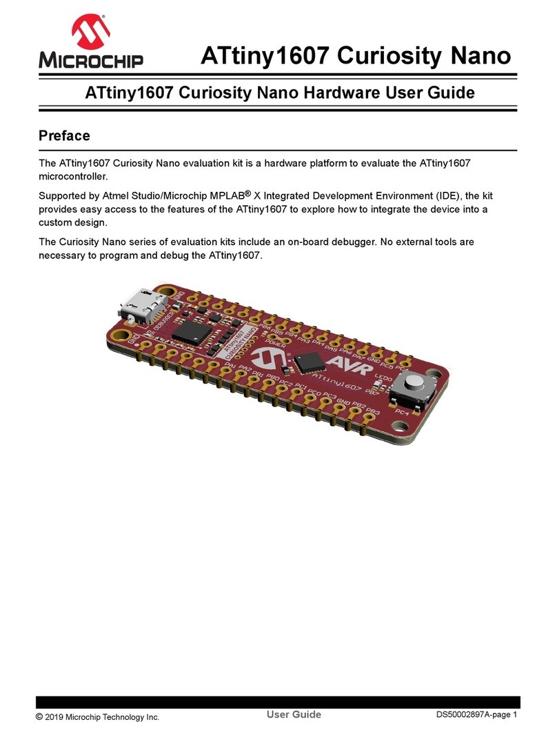 Microchip Technology ATtiny1607 Curiosity Nano Installation manual