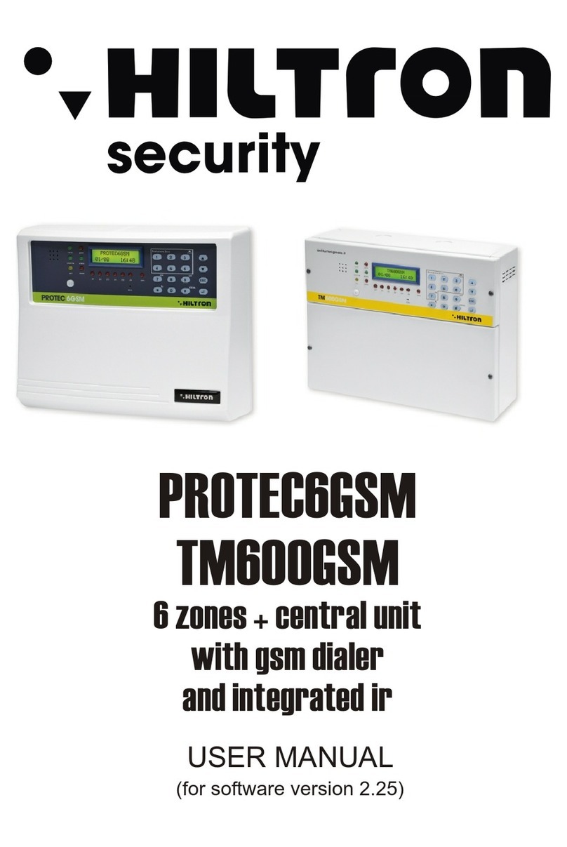 Hiltron security PROTEC6GSM User manual