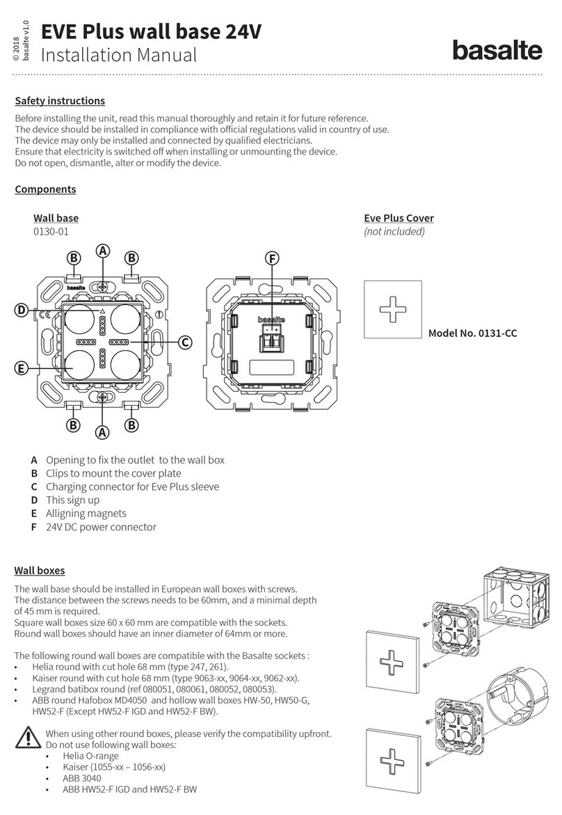 Basalte EVE Plus 0131-CC User manual