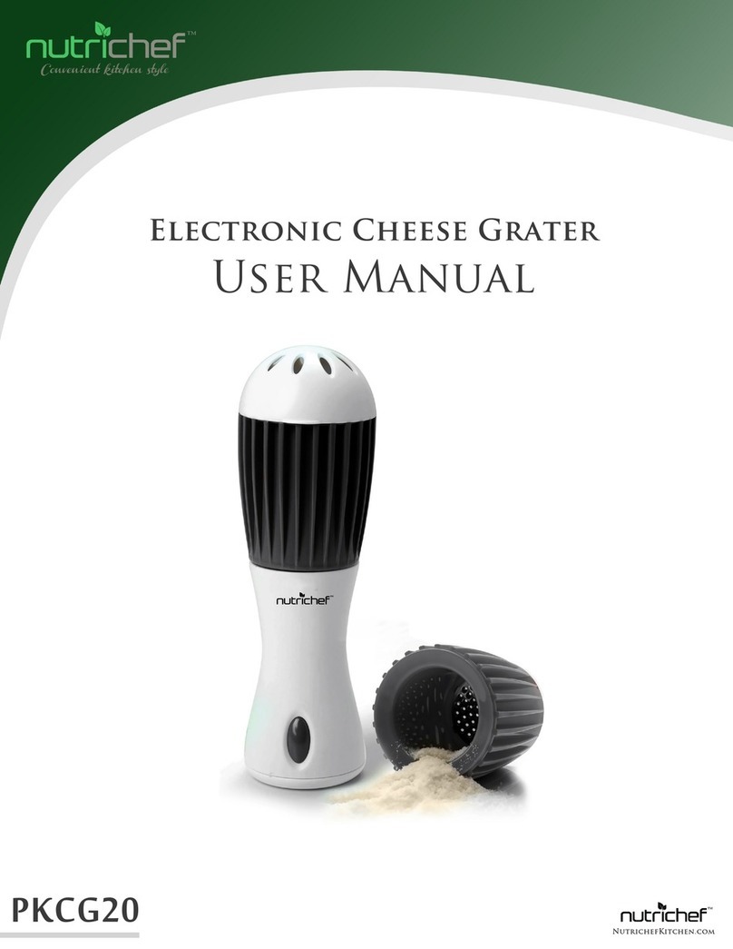 NUTRICHEF PKCG20 User manual