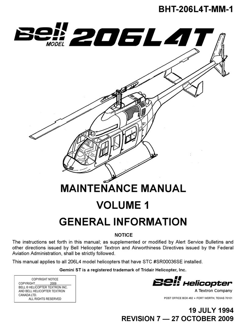 BELL HELICOPTER 206L4T Maintenance manual