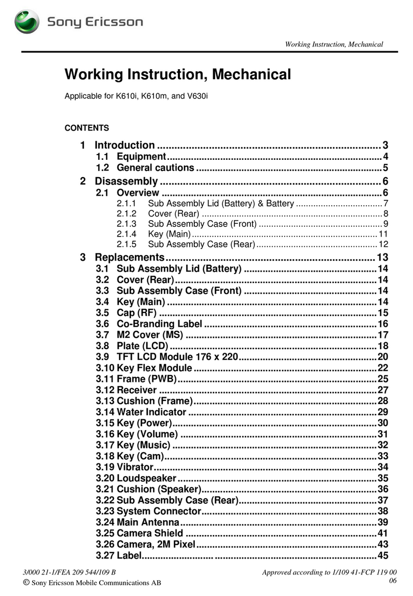 Sony Ericsson K610m User manual