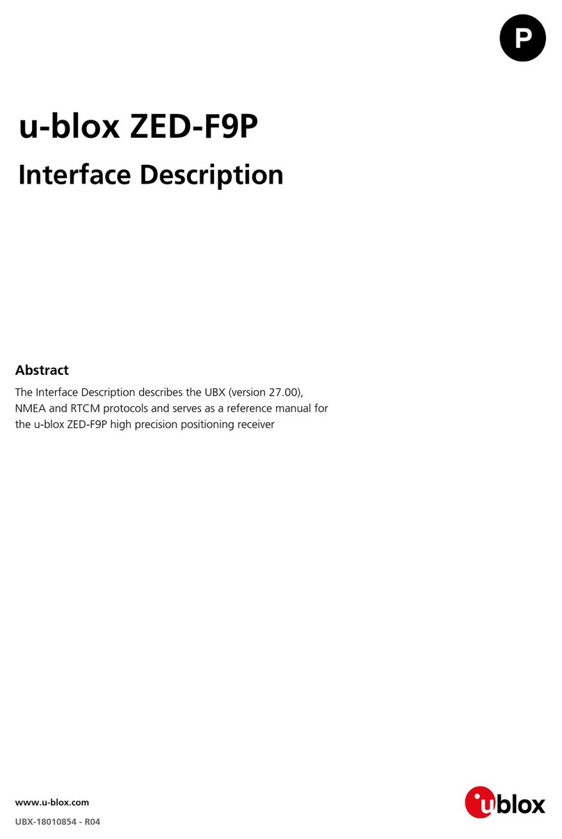 Ublox ZED-F9P User manual