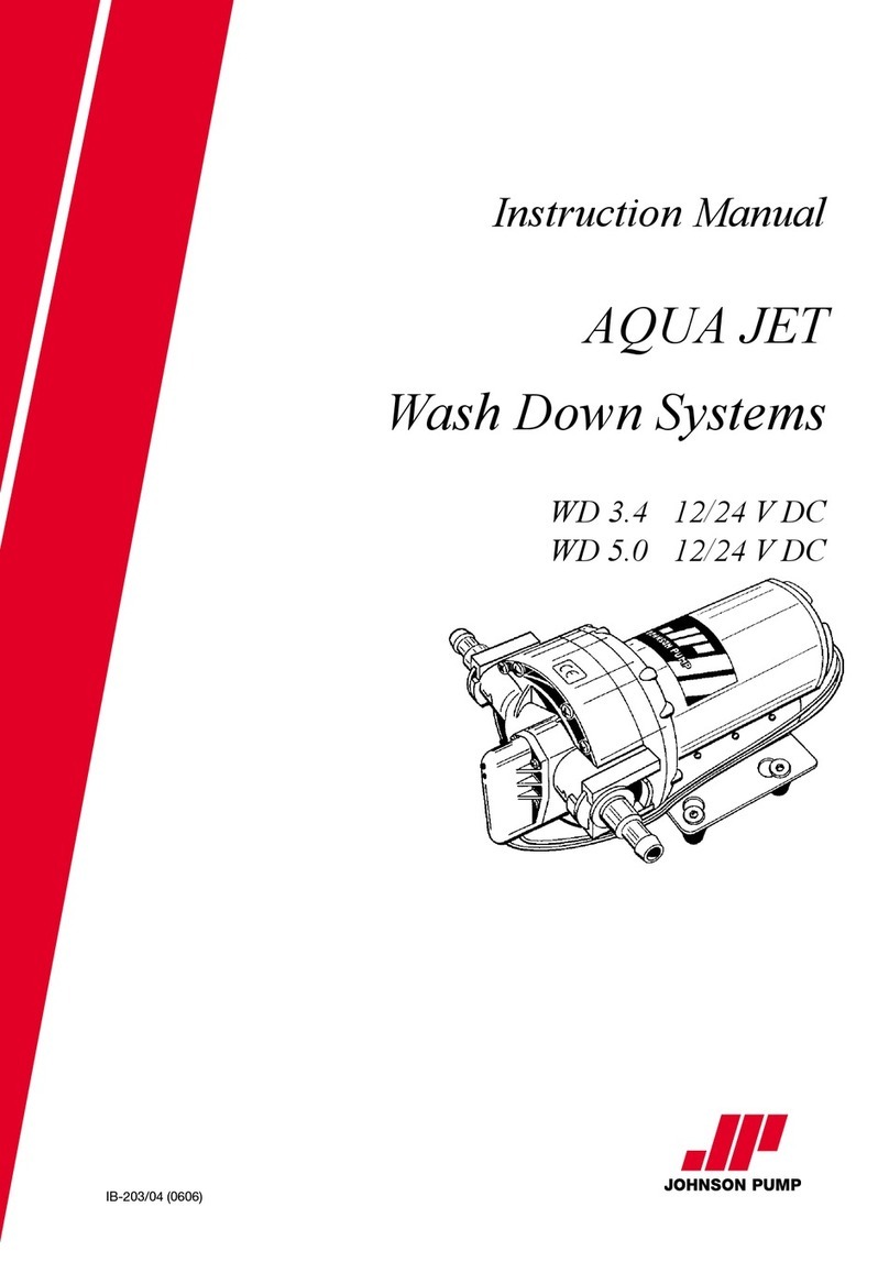 Johnson Pump AQUA JET WD 3.4 instruction manual