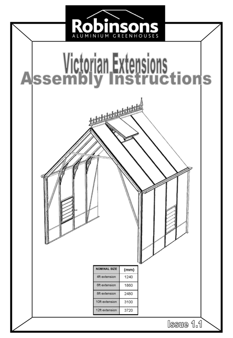 Robinsons VICTORIAN EXTENSION Assembly instructions