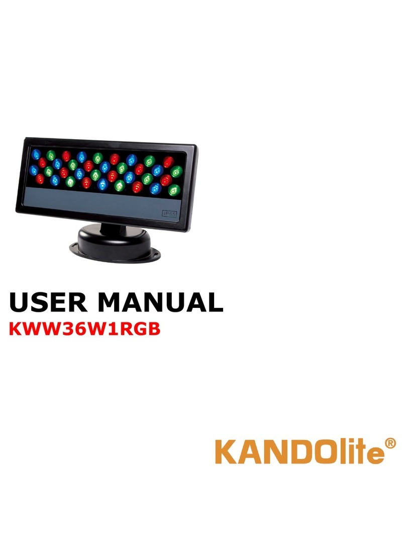 Kandolite KWW36W1RGB User manual