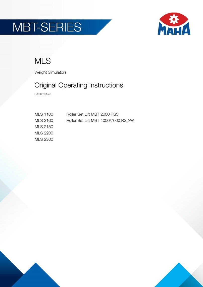 MAHA MLS Series User manual