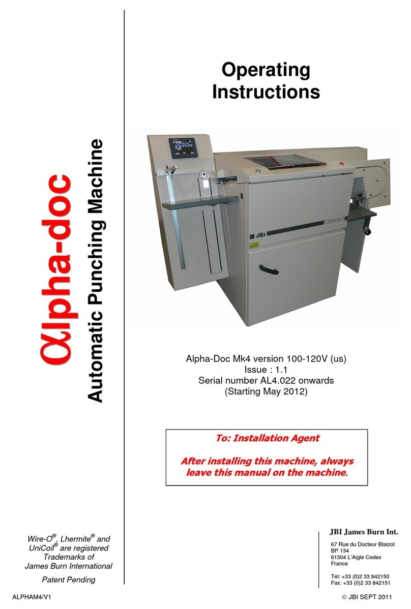 JBI Alpha-Doc Mk4 operating instructions