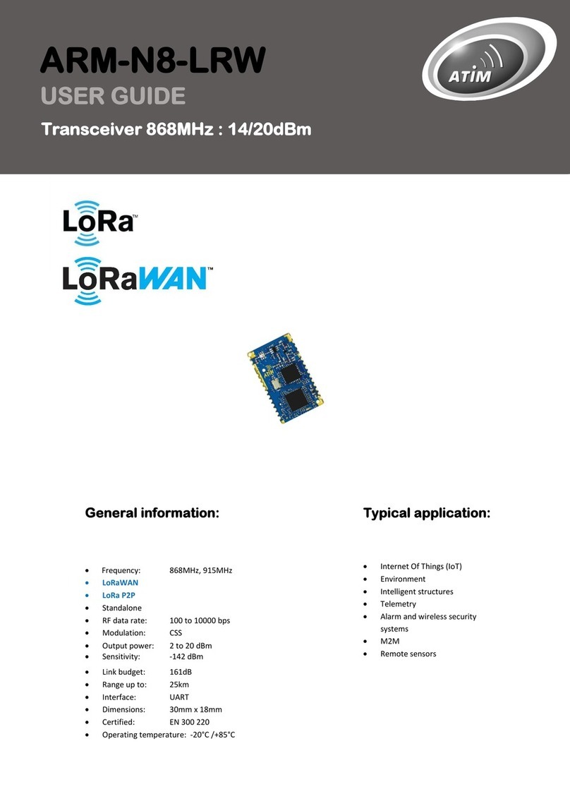 ATIM ARM-N8-LRW user guide