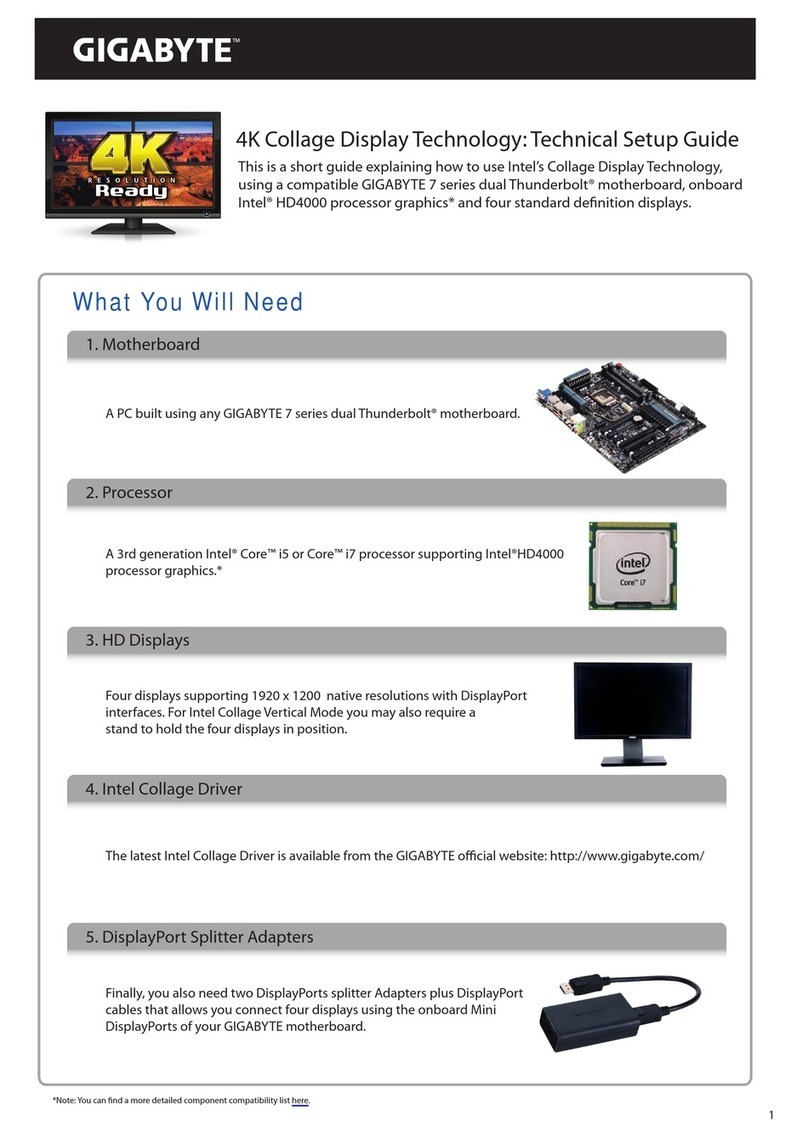 Gigabyte GIGABYTE 7 Series Technical Setup Guide