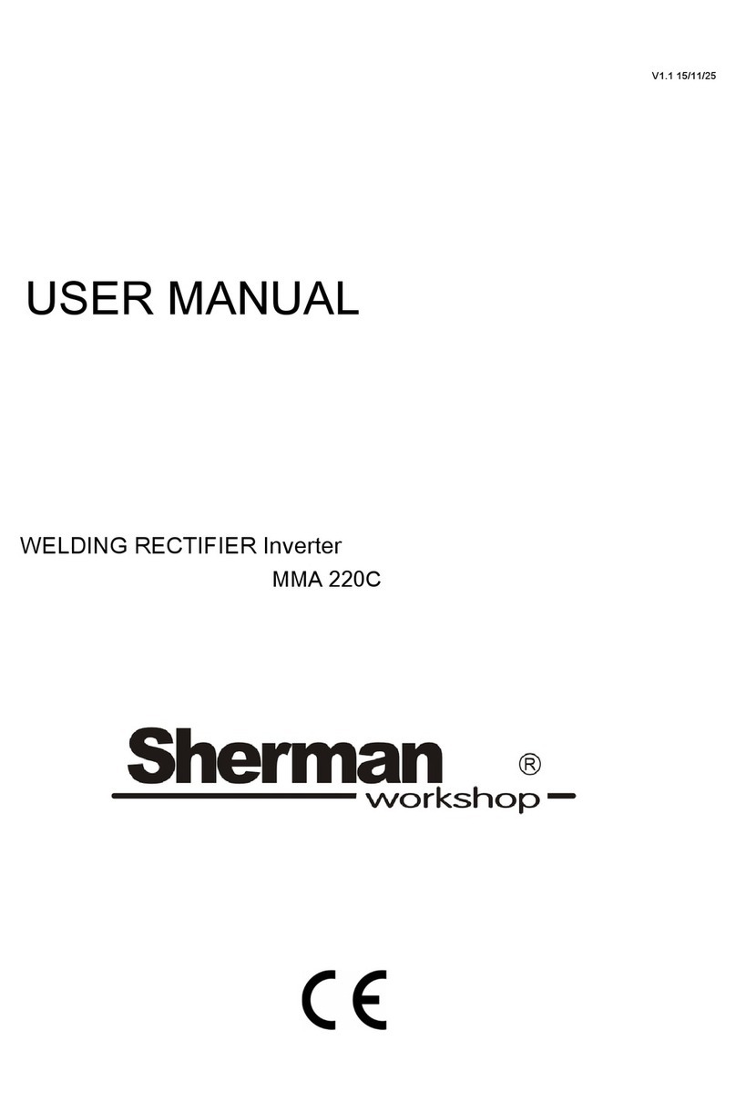 Sherman Workshop MMA 220C user manual