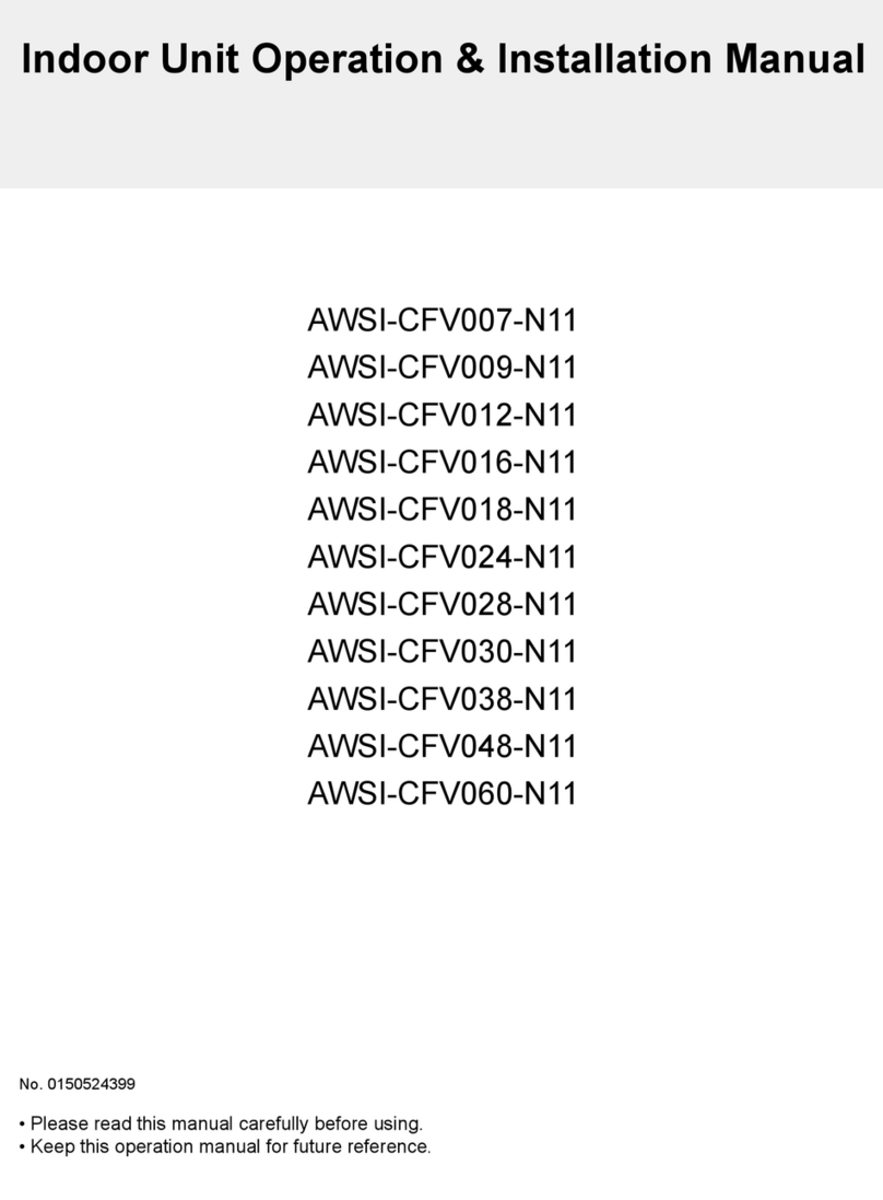 Airwell AWSI-CFV007-N11 User manual Airwell AWSI-CFV007-N11 User manual