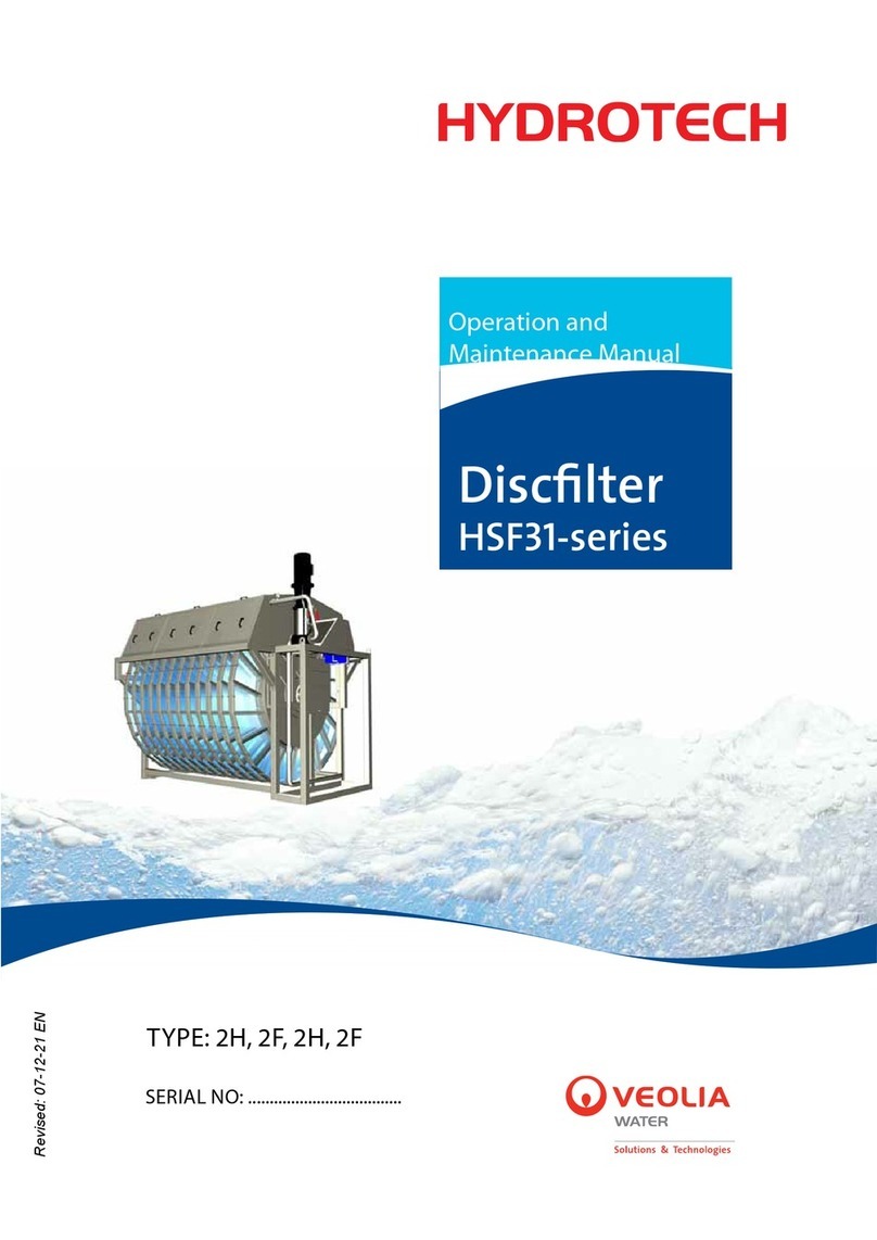 Hydrotech HSF31 Series Operation and maintenance manual