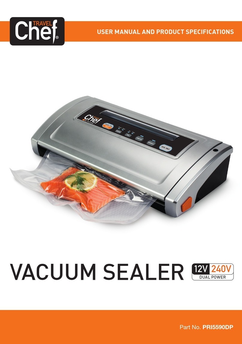 Travel Chef PRI5590DP Installation instructions