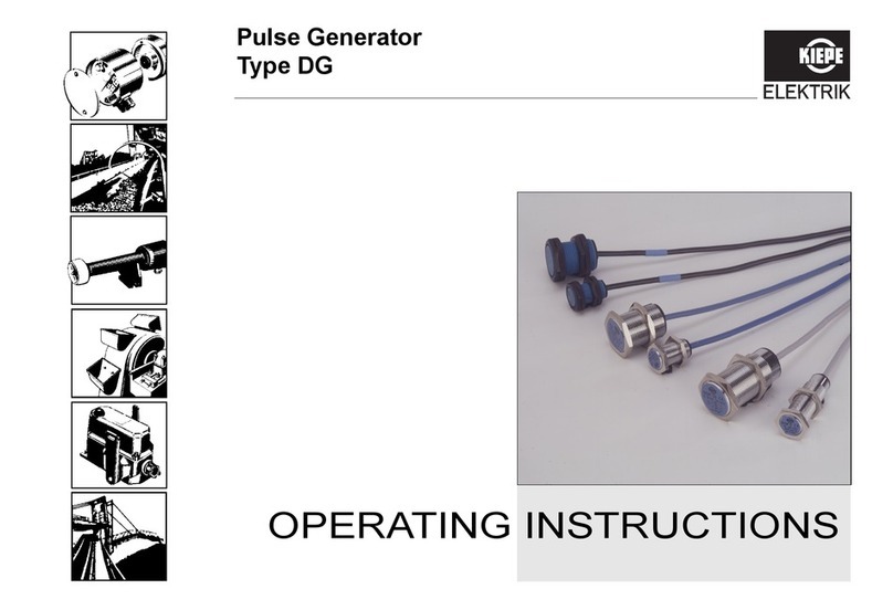 Kiepe Elektrik DG Series operating instructions
