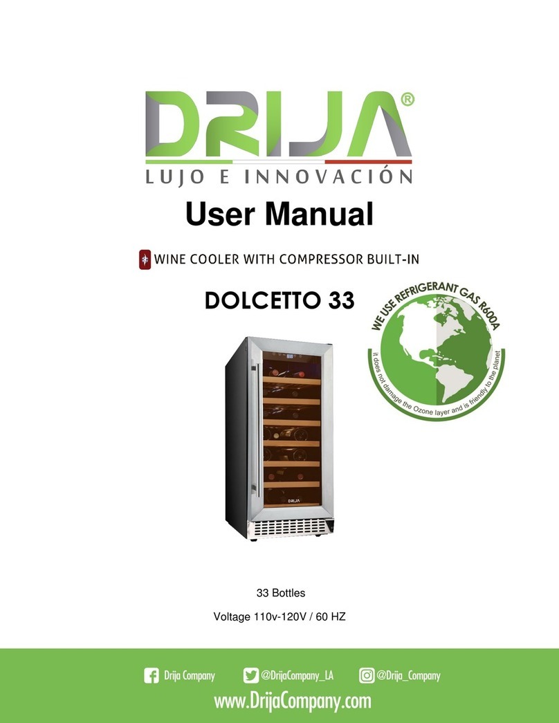 Drija DOLCETTO 33 user manual