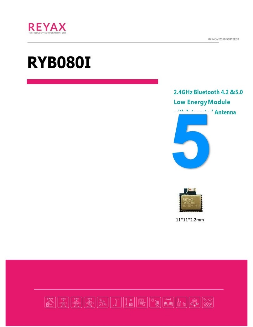 Reyax RYB080I manual