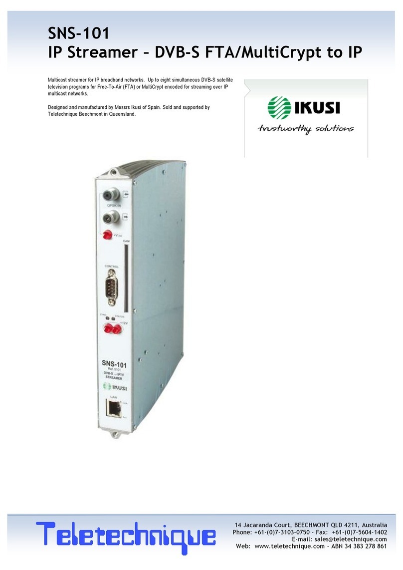 IKUSI SNS-100 manual