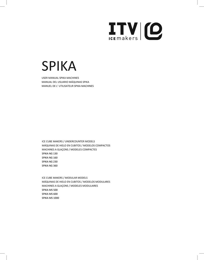 ITV ICE MAKERS SPIKA NG 130 User manual