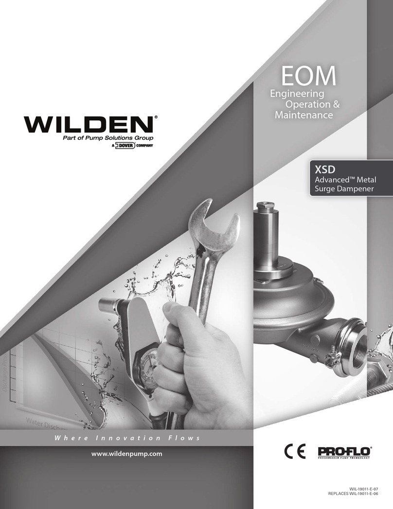 PSG Wilden XSD Series Engineering, operation & maintenance