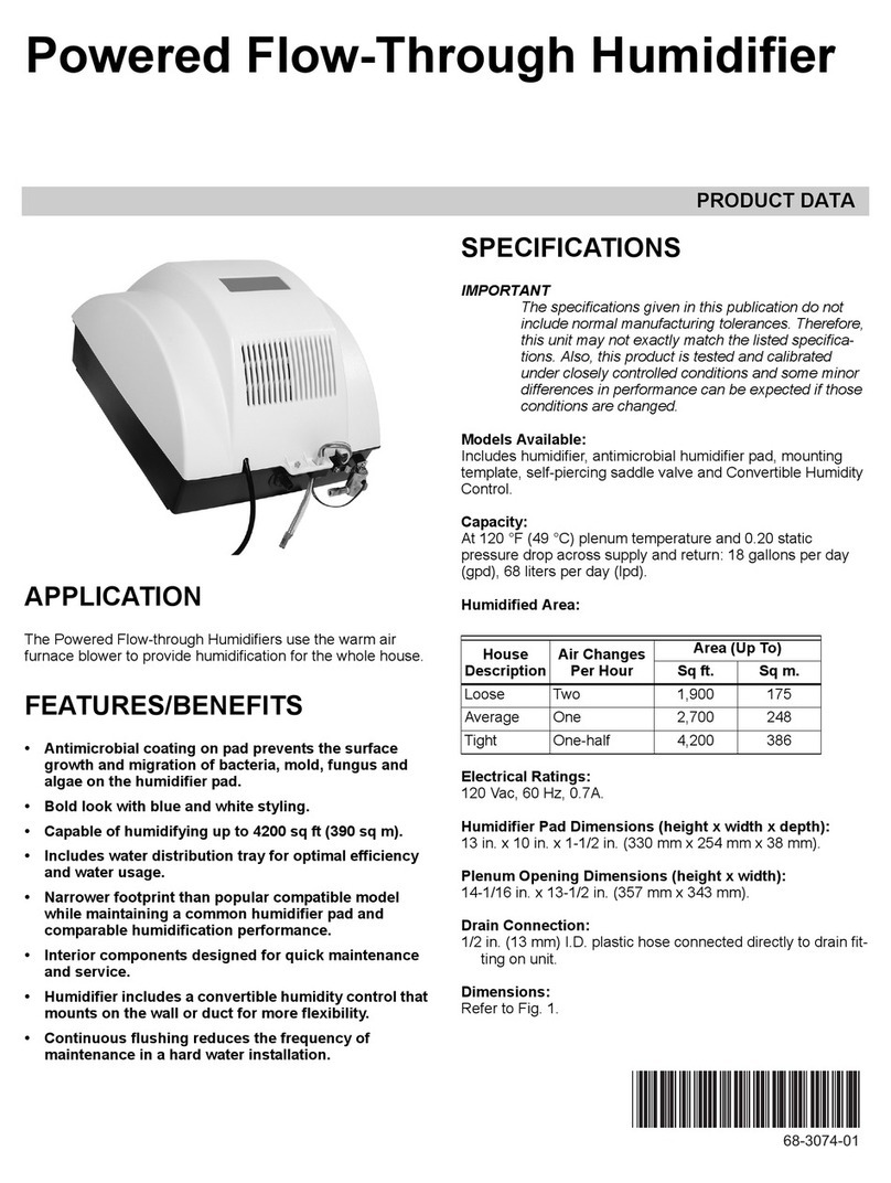 Toptech TT-HUM-365 Operation manual