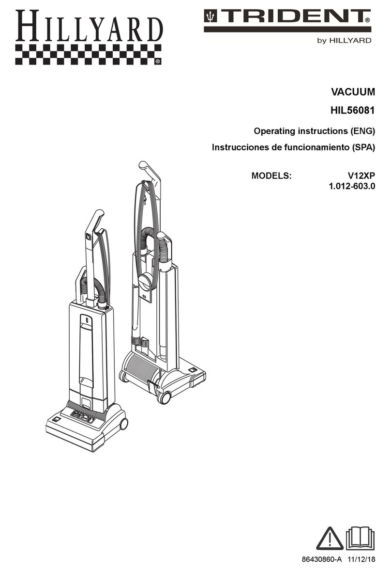 Hillyard Trident V12XP User manual