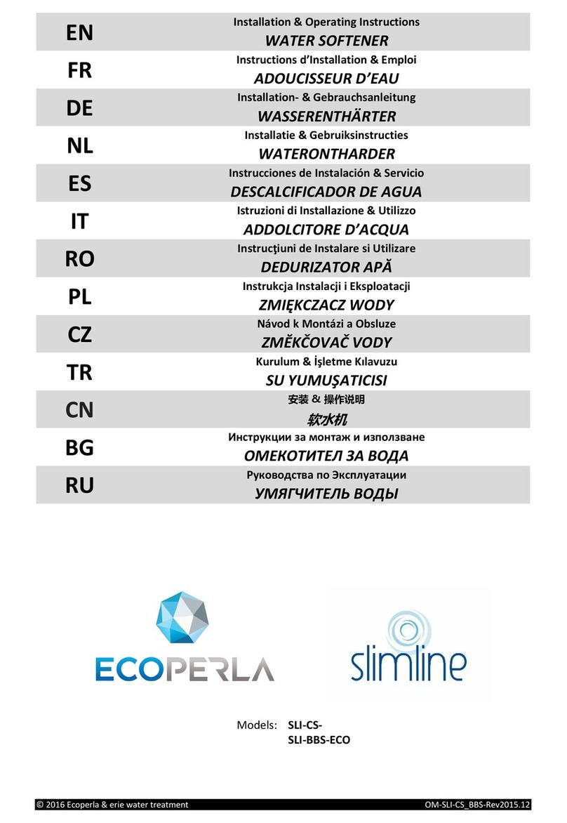 Aquion ECOPERLA slimline SLI-BBS-ECO Manual