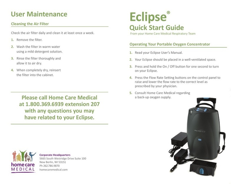 Home Care Medical Eclipse quick start guide