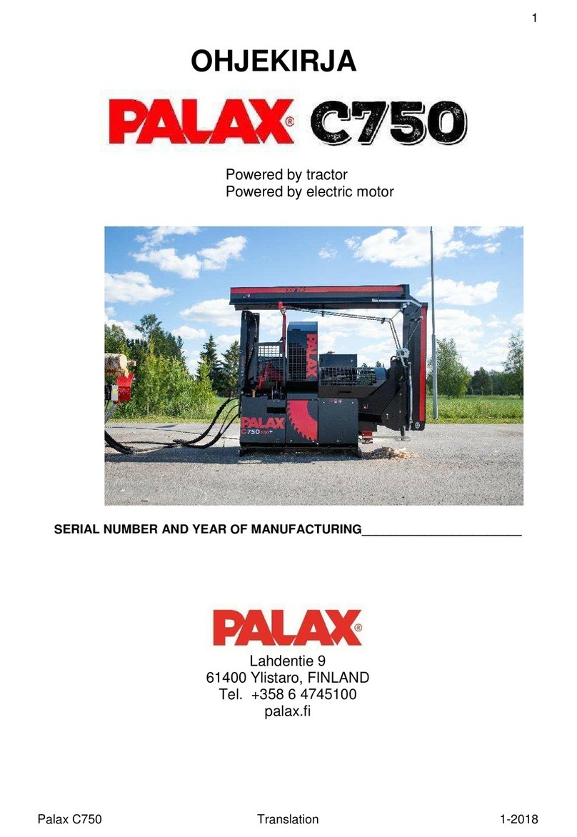 Palax C750 Ergo User manual