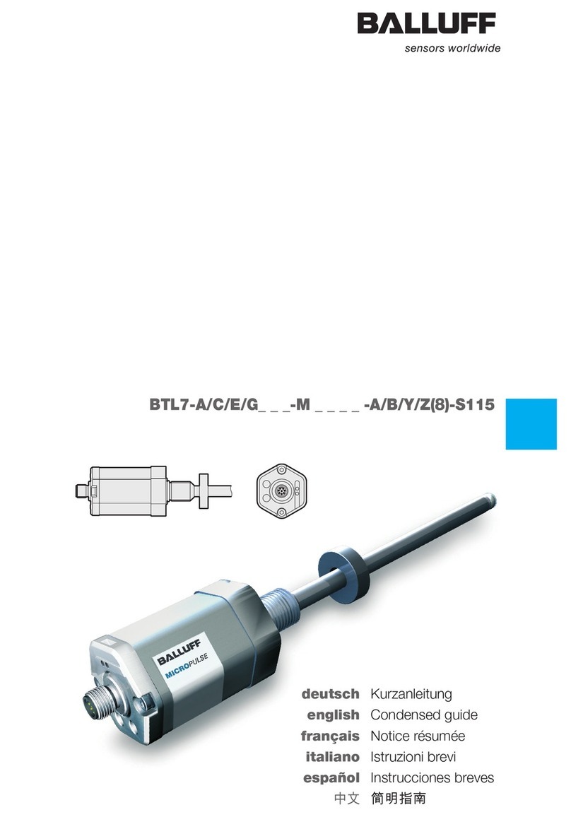 Balluff BTL7-A Series User manual