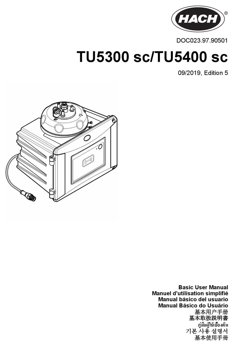 Hach TU5400 sc Quick manual