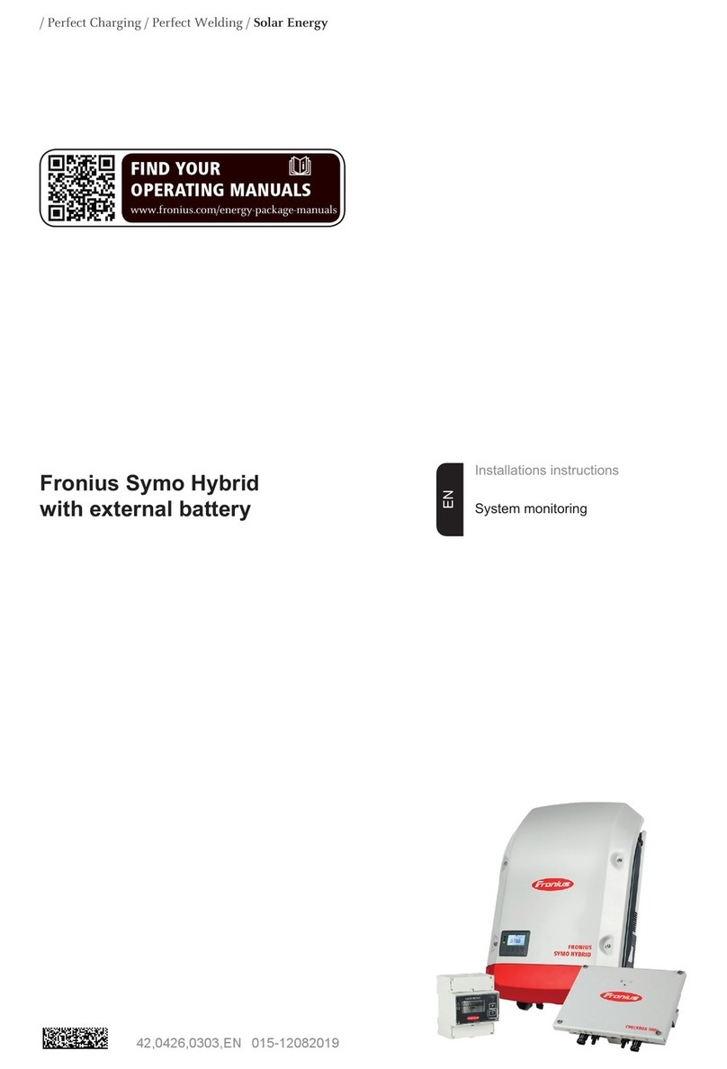 FRO­NIUS Symo Hybrid User manual
