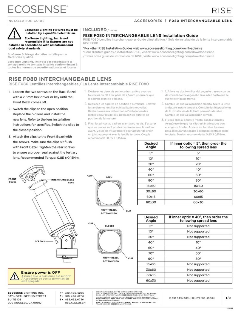 Ecosense RISE F080 installation guide