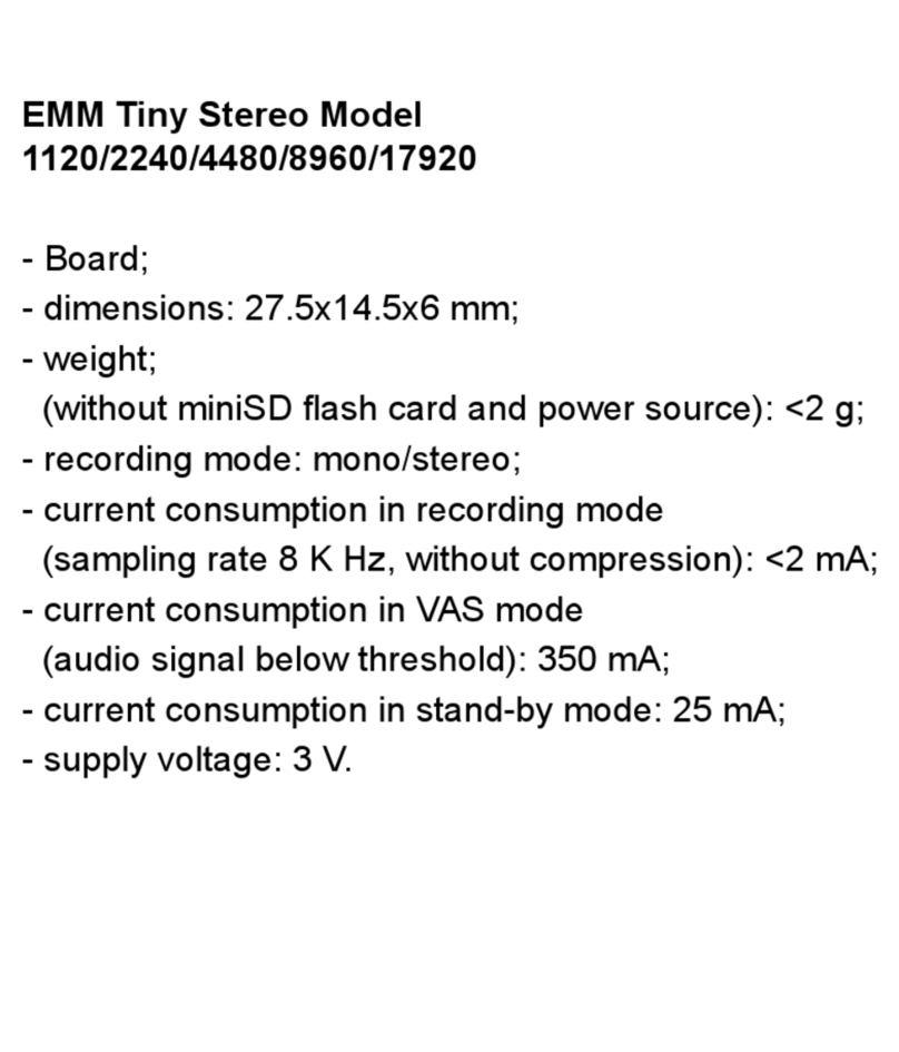 TS-market EMM Tiny Stereo 1120 quick start guide