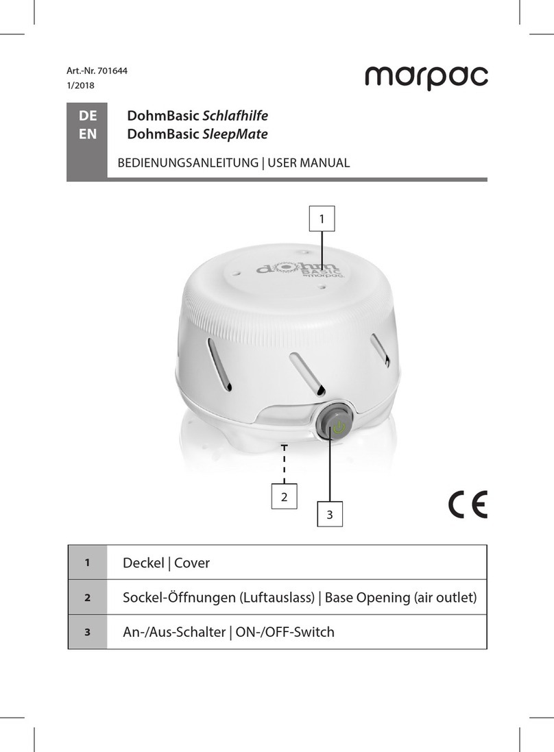 Marpac DohmBasic SleepMate user manual