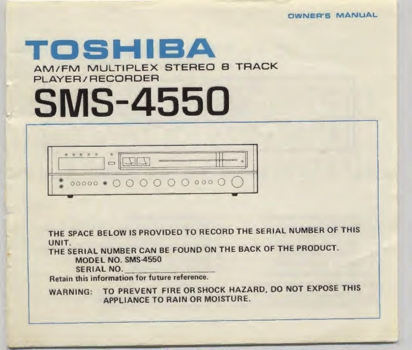Toshiba SMS-4550 owner's manual