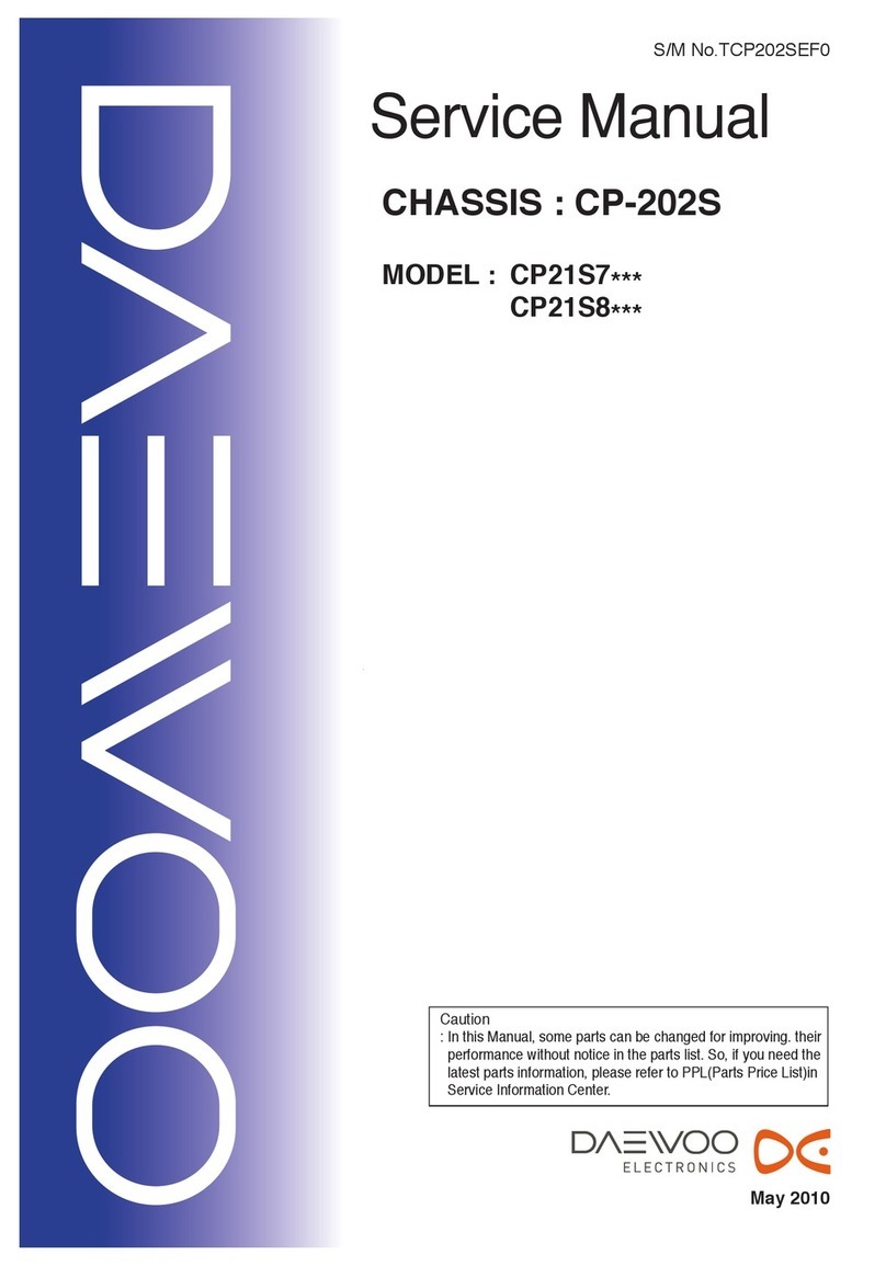 Daewoo CP21S8 Series User manual