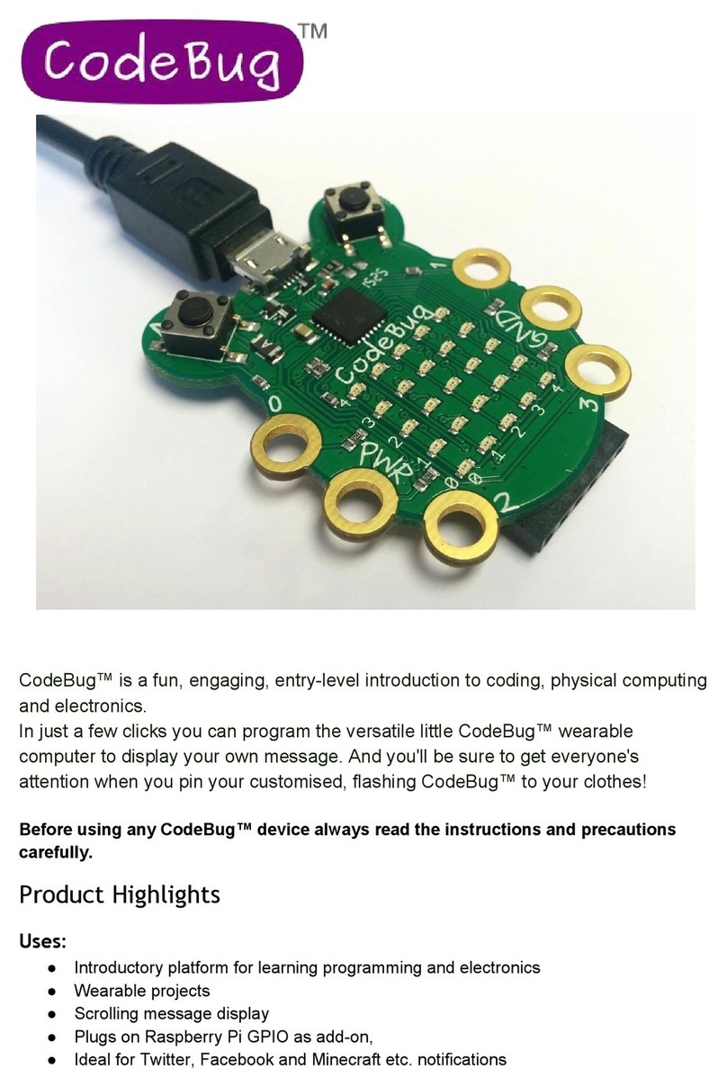 CodeBug CodeBug User manual
