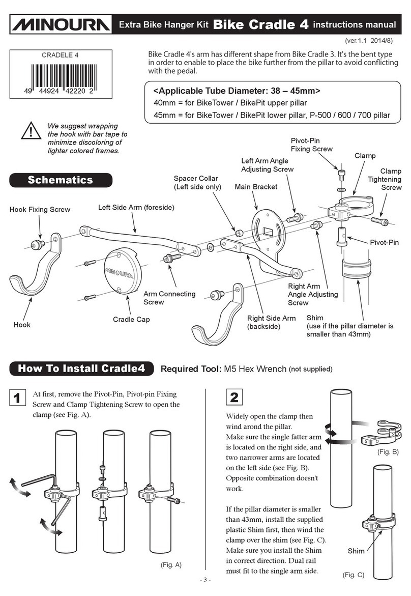 MINOURA Bike Cradle 4 User manual