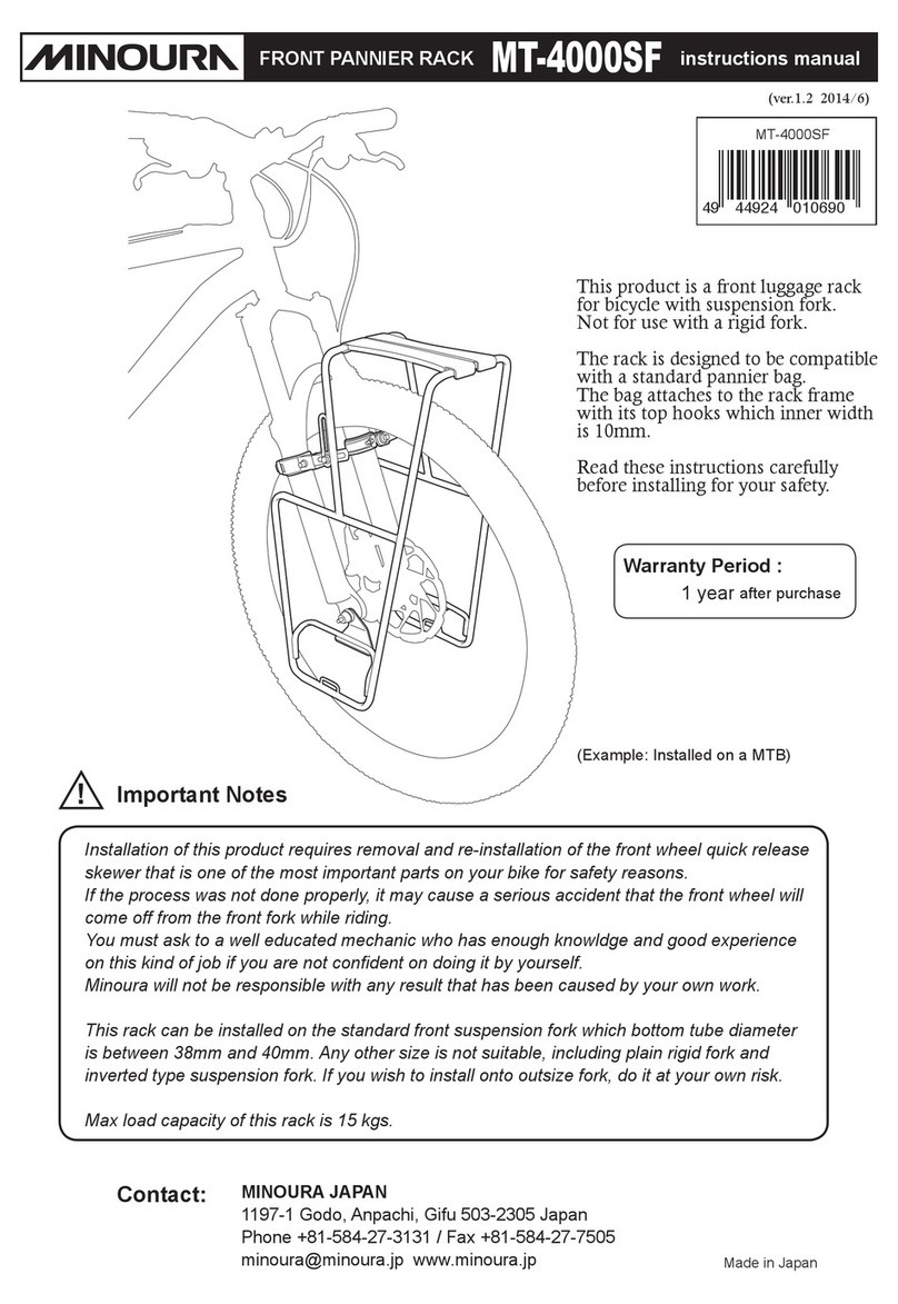 MINOURA MT-4000SF instruction manual