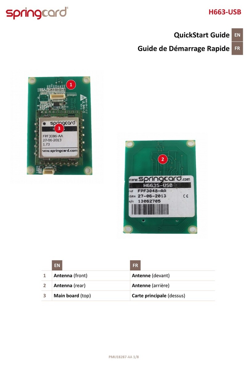 SpringCard H663-USB quick start guide