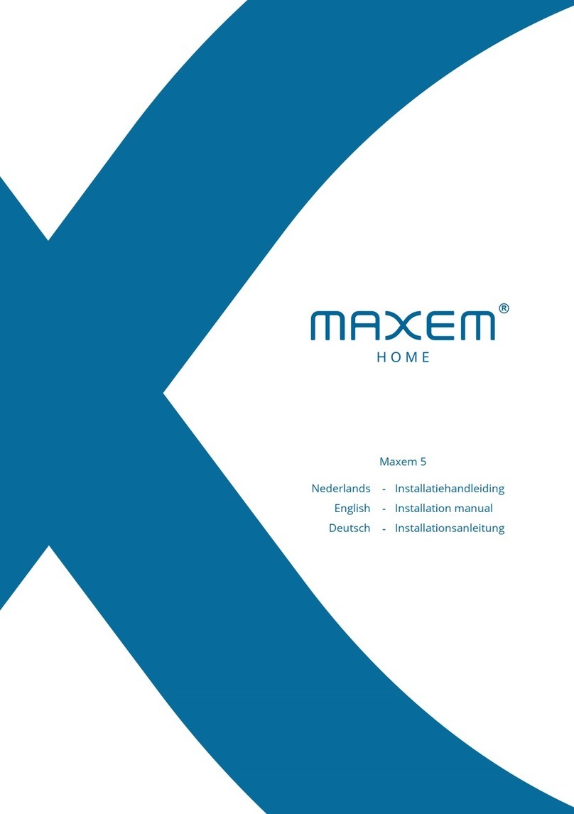 maxem HOME Maxem 5 installation manual